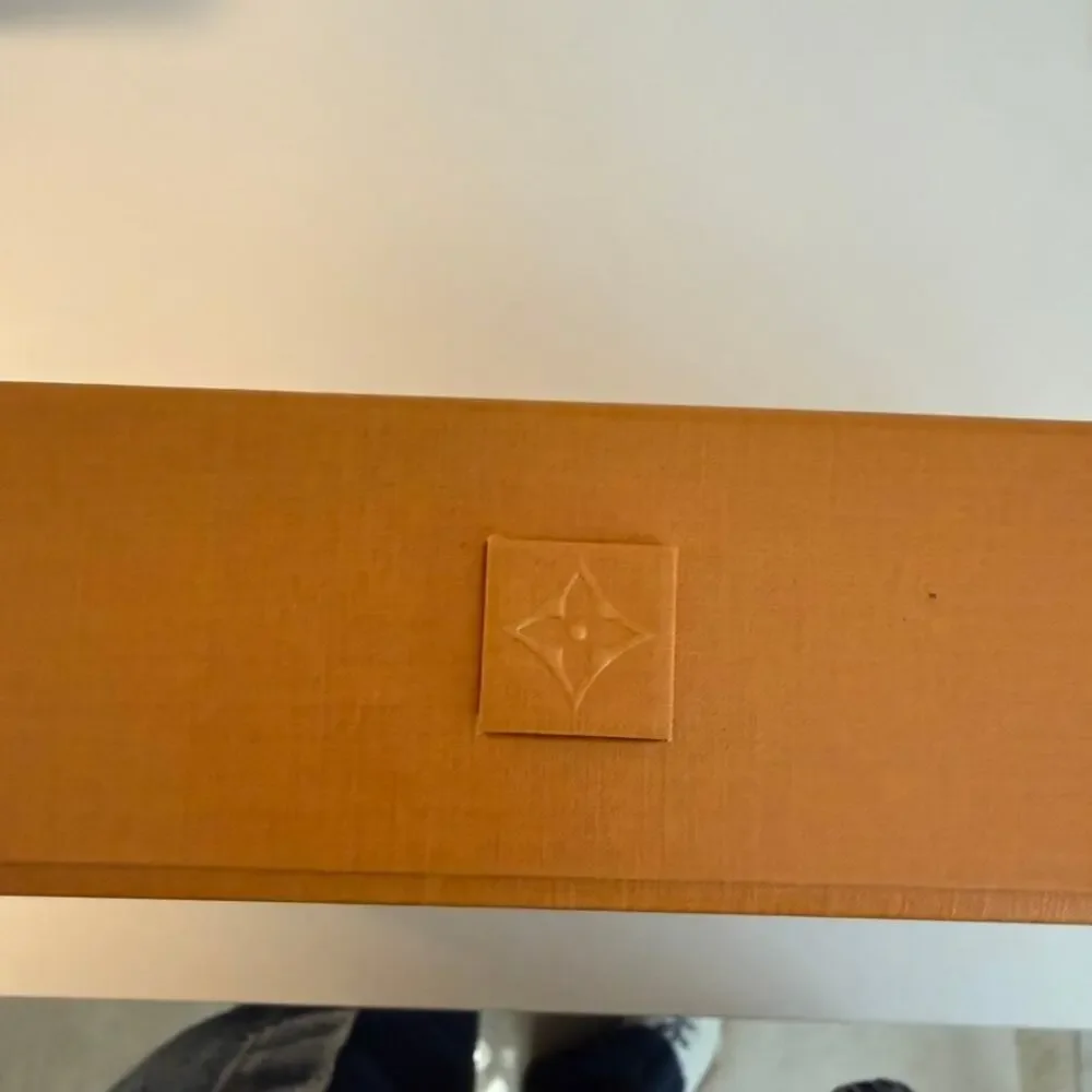 Louis Vuitton Empty Gift Box Large Orange Magnetic Book Style Monogram Tab